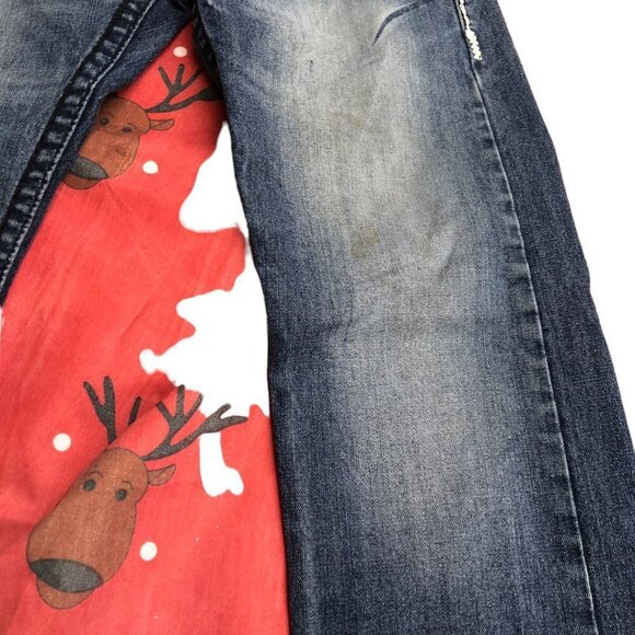 VINTAGE True Religion Jeans Size 34 BILLY SUPER T Blue - Picture 7 of 7